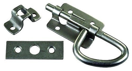 JR Products JR Products 20655 Universal Bolt Latch - Nickel,Silver - Outdoor Depot