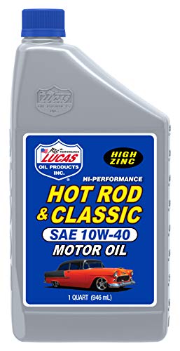 Lucas Oil Lucas Oil 10688 Hot Rod and Classic Car SAE 10W-40 Motor Oil - 1 Quart - Outdoor Depot