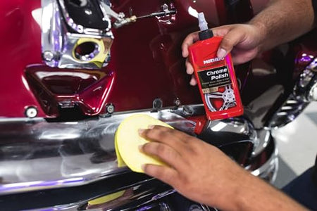 Mothers Mothers California Gold Chrome Polish, 12 oz. — Cleans & Brightens Chrome Bumpers, Wheels, Trim & - Outdoor Depot