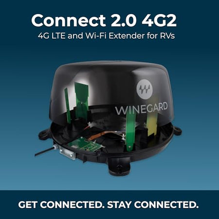 Winegard Winegard Connect 2.0 4G WF2-435 Router and WiFi Extender – High-Performance 4G LTE – Long-Range - Outdoor Depot