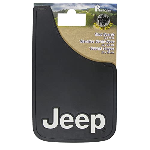 Plasticolor Jeep 9x15 Mud Guards, 9" x 15" Mud Guards by Plasticolor (000491R01) - Outdoor Depot