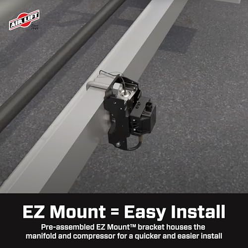 Air Lift Air Lift WirelessAir + EZ Mount, 2nd Generation On-Board Air Compressor with Mobile App - 74000EZ - Outdoor-Depot.us
