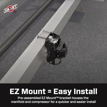 Air Lift Air Lift WirelessAir + EZ Mount, 2nd Generation On-Board Air Compressor with Mobile App - 74000EZ - Outdoor-Depot.us