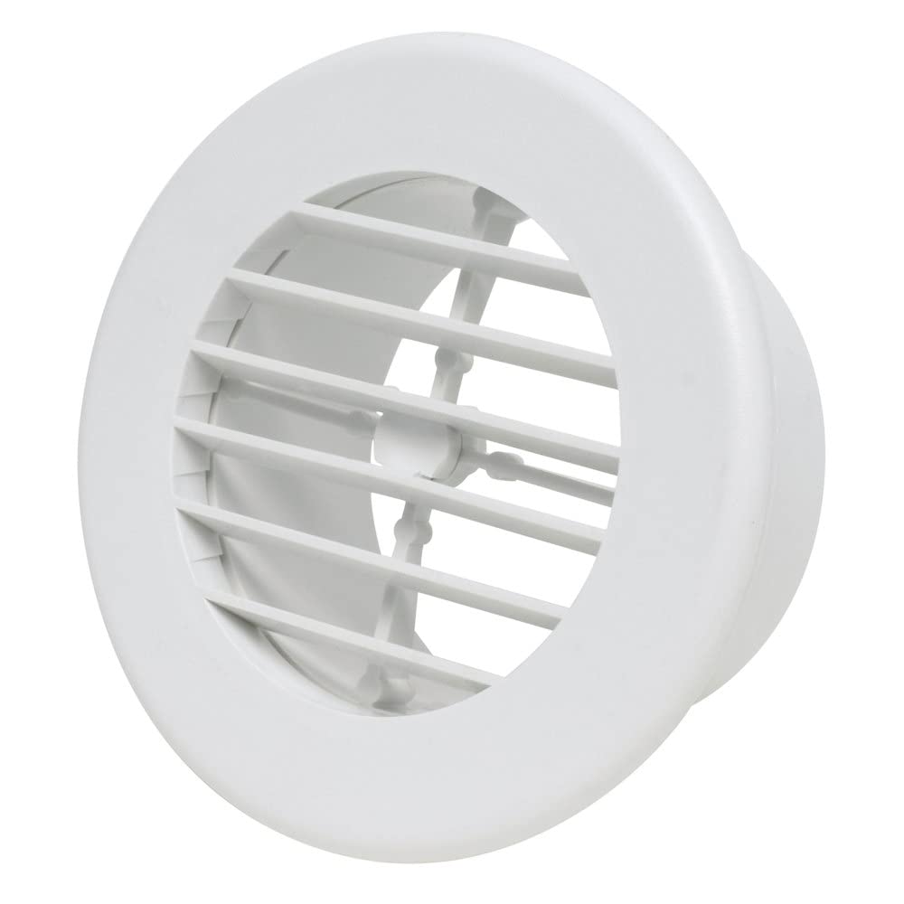 Valterra Valterra A10-3345VP Rotating Heating and A/C Register,White - Outdoor Depot