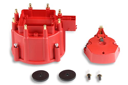 MSD MSD 8416 Distributor Cap and Rotor HEI, Red - Outdoor Depot