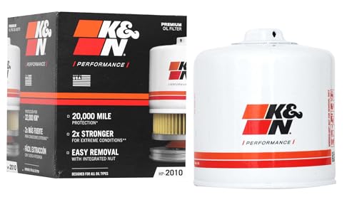 K&N K&N Premium Oil Filter: 20,000 Mile Engine Protection with Wrench Off Nut: Compatible with Select - Outdoor Depot