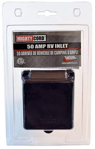 Valterra A10-50INBKVP 50 Amp Power Inlet - Black