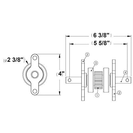 AP Products AP Products (014-281331 Replacement Part for Slide-Out Gear Pack - Outdoor-Depot.us