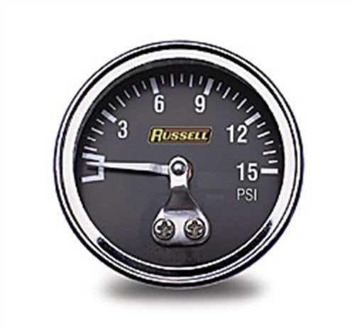 Edelbrock Russell Athletic - RUS-650350 Fuel Pressure Gauge - Outdoor Depot