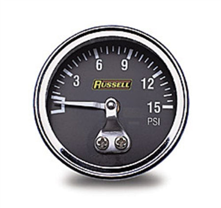 Edelbrock Russell Athletic - RUS-650350 Fuel Pressure Gauge - Outdoor Depot