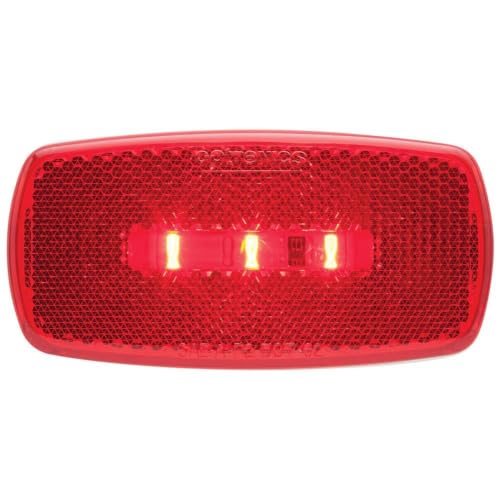 Optronics MCL32RS Surface Mount LED Marker Clearance Light with Reflex, Red