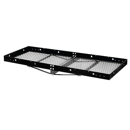 Stromberg Carlson CC-100 Cargo Carrier - 23" x 60" RV Cargo Caddy - Trailer Caddy for RVs and Campers - Hitch Cargo Carrier Fits 2" Receiver - Supports Up to 500lbs of Cargo