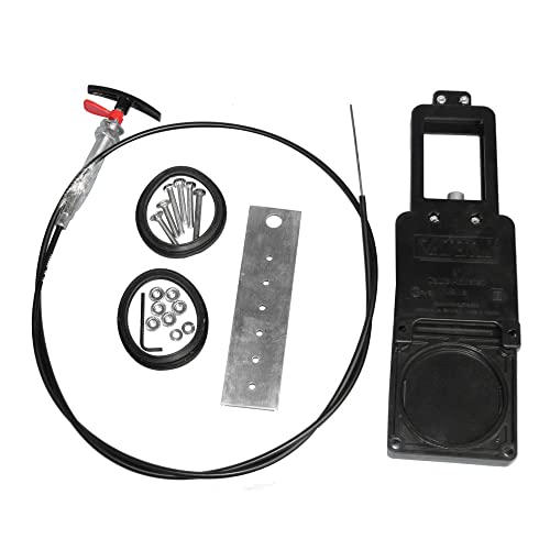 Valterra Valterra-TC372 Flexible Cable Kit with 3" Valve, Mess-Free Waste Valve for RV's, Campers, Trailers, - Outdoor Depot