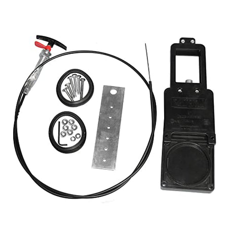 Valterra Valterra-TC372 Flexible Cable Kit with 3" Valve, Mess-Free Waste Valve for RV's, Campers, Trailers, - Outdoor Depot