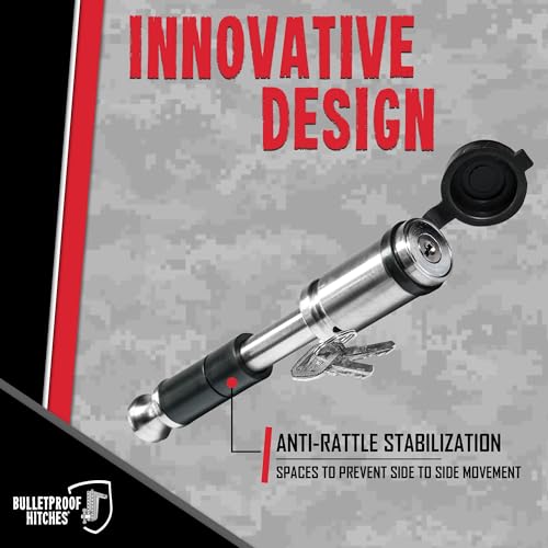 BulletProof Hitches BulletProof Hitches - 5/8" Trailer Hitch Locking Pin - Universal Fit, Stainless Steel, - Outdoor Depot