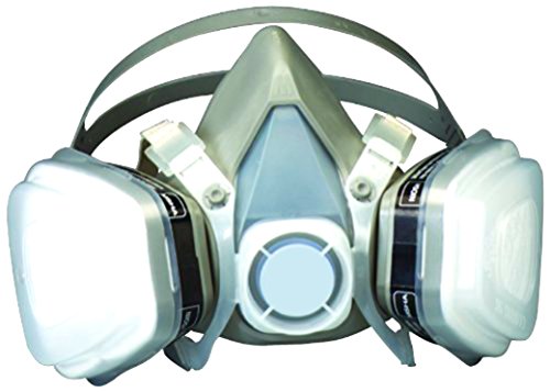 3M 3M P95 Respirator, Half Face, Disposable, Spray Painting, Pesticides, Construction, 53P71, Large Size - Outdoor-Depot.us