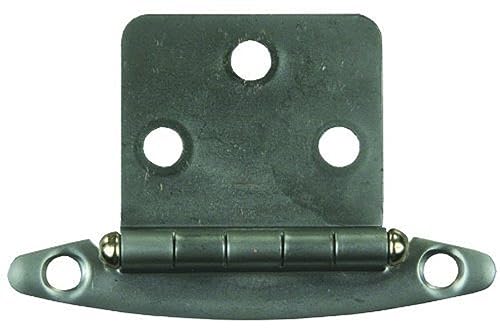 JR Products JR Products 70655 Free Swing Flush Mount Hinge - Chrome 1-3/4 x 2-3/4, Satin Nickel - Outdoor Depot