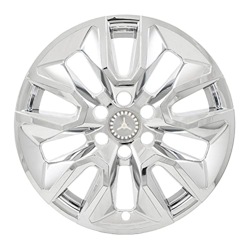 Coast to Coast International Chrome Impostor Wheel Skins, Set Of 4, Compatible With Chevrolet Silverado 2018-2024, IMP454X