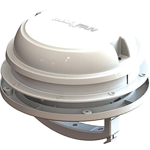 MAXXAIR MAXXAIR Maxxfan Dome 6" Round 12V Ventilation Fan - Compact Solution for Rooftop or Sidewall - Outdoor Depot