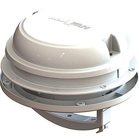 MAXXAIR MAXXAIR Maxxfan Dome 6" Round 12V Ventilation Fan - Compact Solution for Rooftop or Sidewall - Outdoor Depot