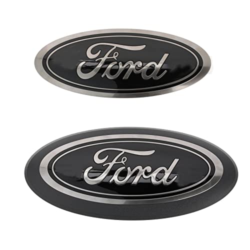 Ford Ford 2018-2023 F-150 Front Grille and Rear Tailgate Black Appearance Emblem Kit M-1447-F15B - Outdoor Depot