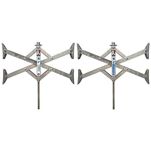 BAL BAL 28024 X-Tended Fit X-Chock Tire Locking Chock – Wheel Stabilizer for Wide Tandem Axle Trailers & RVs - Outdoor Depot