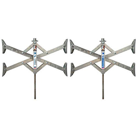 BAL BAL 28024 X-Tended Fit X-Chock Tire Locking Chock – Wheel Stabilizer for Wide Tandem Axle Trailers & RVs - Outdoor Depot