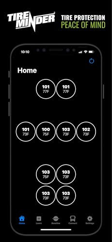 TireMinder TireMinder Smart TPMS with 4 Transmitters for RVs, MotorHomes, 5th Wheels, Motor Coaches and - Outdoor Depot