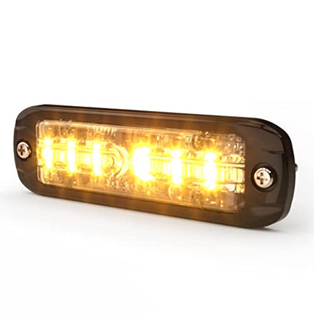 ECCO ECCO LED High-Intensity Amber White LEDs Directional 2 Bolt Mount 0.73 amps 12V 24V Waterproof Warning - Outdoor Depot