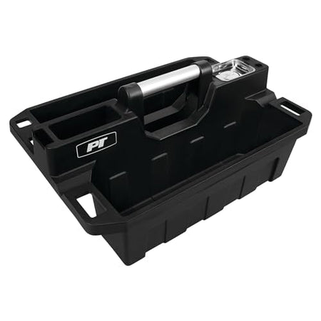 Performance Tool Performance Tool W88995 Portable Supply Caddy and Magnetic Utility Tool Tray,Black - Outdoor Depot