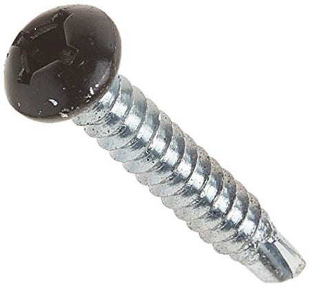 AP Products AP Products 012-PTK500BL 8 X 1-1/4 Black Pan Head Square Recess Screw - Pack of 500 - Outdoor-Depot.us