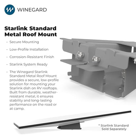 Winegard Winegard Company Starlink Standard Metal Roof Mount - Outdoor Depot
