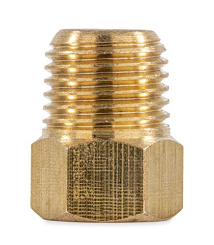 Camco Camco 59954 1/4" Male NPT x 1/4" Female Propane Fitting Inverted Flare with Check Valve - Outdoor Depot