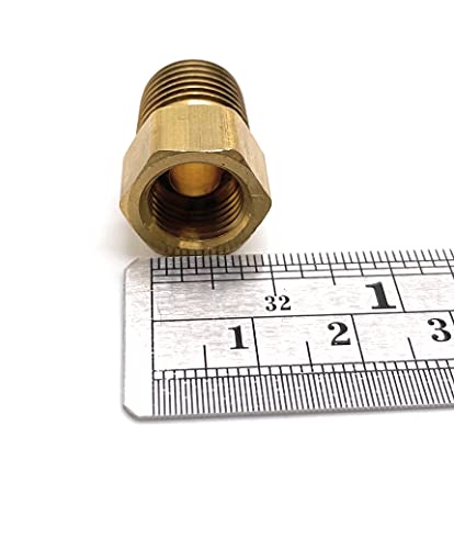 AP Products AP Products Marshall Excelsior ME2132P Inverted Flare Adapter - 1/4" MNPT x 1/4" Female Flare - Outdoor Depot