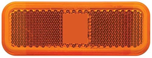 Optronics A-44ABP Amber Replacement Lens for Rectangular Marker/Clearance Light