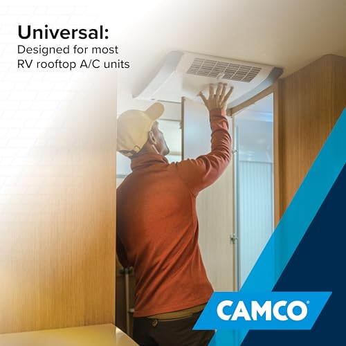 Camco Camco 14-Inch x 14-Inch Camper Roof A/C Gasket Kit - Features a Waterproof Compression Seal, - Outdoor Depot