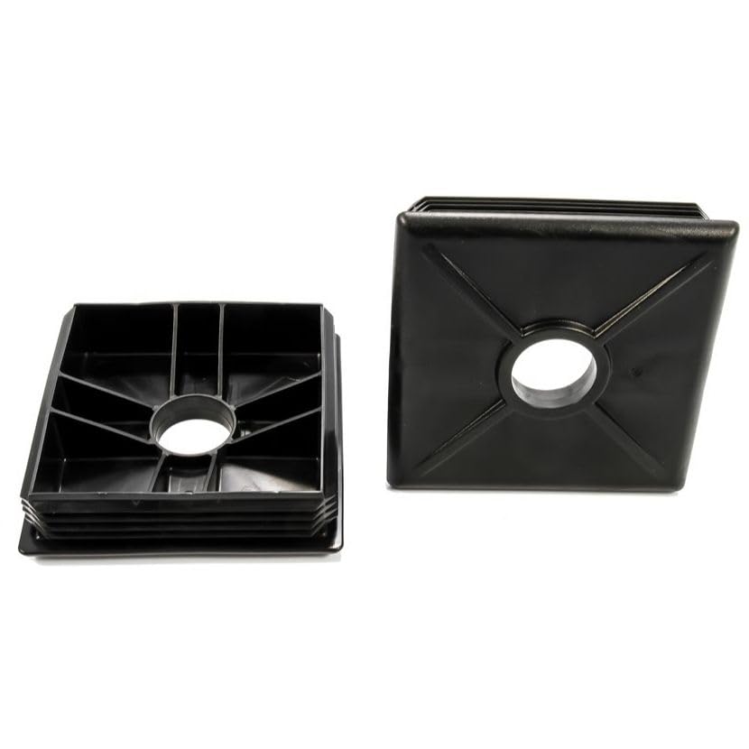 Camco Camco 4-Inch RV Bumper Caps | Easy Removal | Durable Construction | Black, 2-pack (40303) - Outdoor Depot