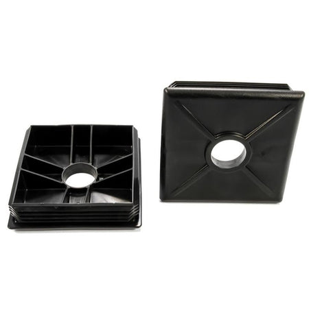Camco Camco 4-Inch RV Bumper Caps | Easy Removal | Durable Construction | Black, 2-pack (40303) - Outdoor Depot