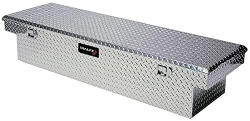 Trailfx TrailFX Tool Box 110701 Crossover Standard Single Lid With Struts Diamond Tread Bright Polished 16 - Outdoor Depot