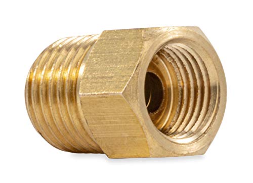 Camco Camco 59954 1/4" Male NPT x 1/4" Female Propane Fitting Inverted Flare with Check Valve - Outdoor Depot