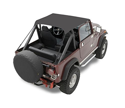 Bestop Traditional Bikini Black Crush 5250801 for Jeep CJ7/CJ8/YJ 1976-1991