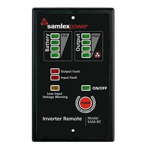 Samlex America Samlex America Solar SAM-RC SAM Series Optional Remote Control, Black - Outdoor Depot