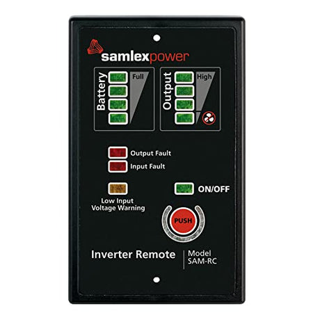 Samlex America Samlex America Solar SAM-RC SAM Series Optional Remote Control, Black - Outdoor Depot