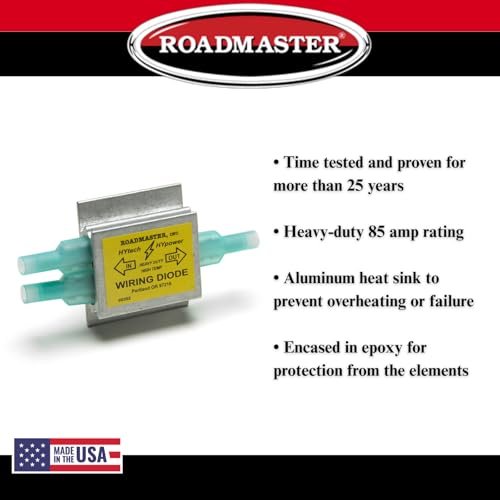 Roadmaster Roadmaster 794 Pack of 4 Hy-Power Diodes Compatible with RVs & Flat Towed Vehicles | Prevents - Outdoor Depot