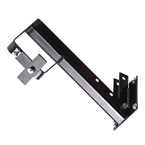 Stromberg Carlson TR-2 Folding Spare Tire Carrier for RV – Heavy Duty Trailer Spare Tire Mount for 4" Square Bumpers, Fits 15" & 16" Wheels, RV Bumper Mount, Trailer Spare Bracket, Black Finish