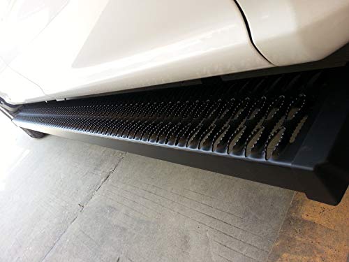 Trailfx TrailFX Running Boards Fits Cheverolet Silverado 1500 Crew Cab 2019-2025 Titanium Black Powder - Outdoor Depot