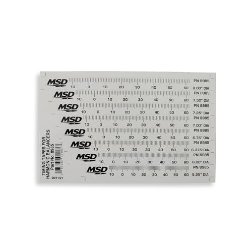 MSD MSD 8985 Timing Tapes for Harmonic Balancers - Outdoor Depot