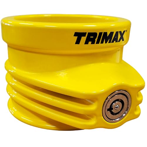 Trimax TFW60 5th Wheel King Pin Lock, Yellow