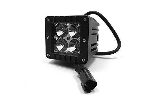 Southern Truck Southern Truck 79911 3" x 3" 16W Square LED Light (Spot Beam DT Harness 79900/1,440 Lumens) - Outdoor Depot