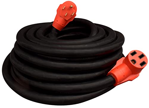 VALTERRA LLC A10-5050EH Valterra  Mighty Cord RV 50-Amp Extension Cord, 50 ft., Red RV & Camper